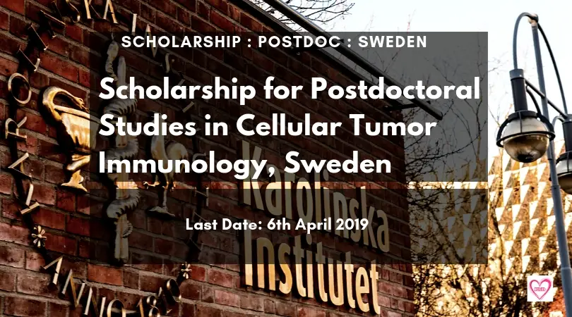 phd in immunology sweden