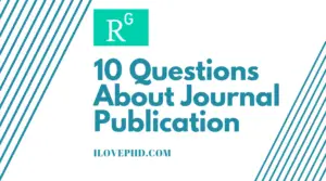 questions about journal publication
