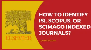 How to Identify ISI, Scopus, or Scimago Indexed journals