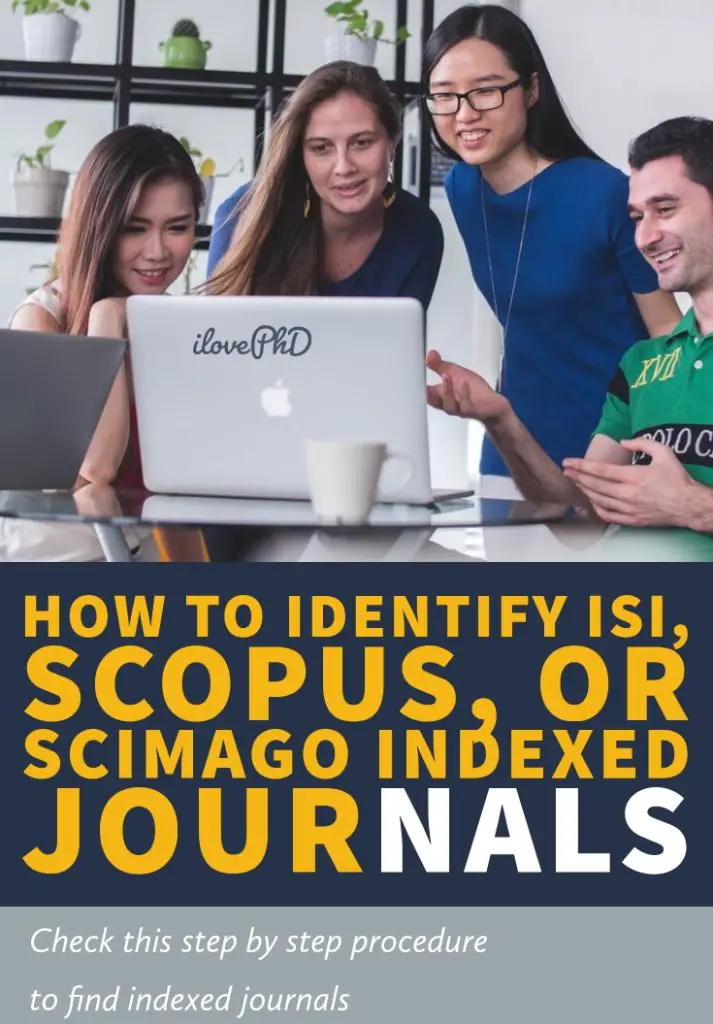 How to Identify ISI, Scopus, or Scimago Indexed journals