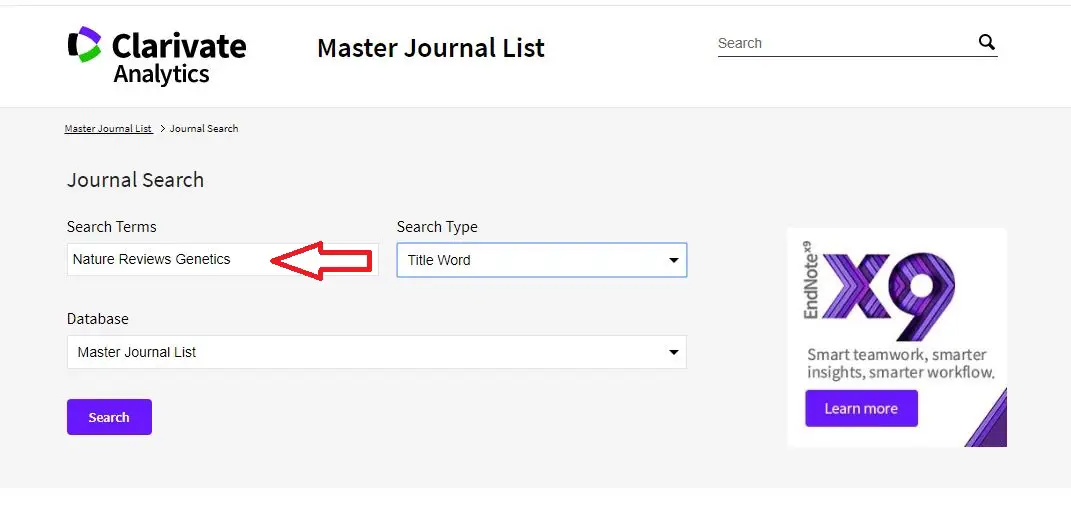 How to Identify SCI Indexed journals1