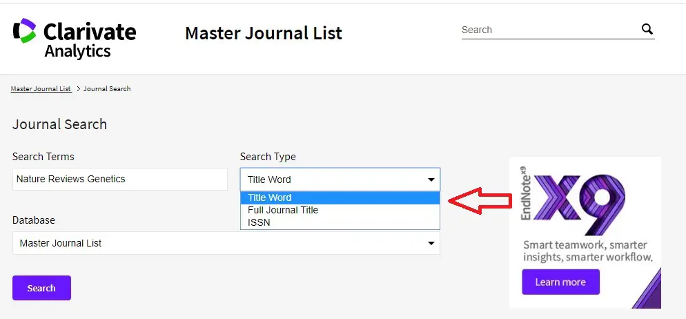 How to Identify SCI Indexed journals