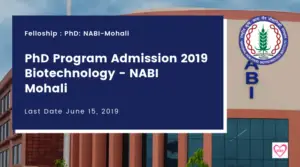 PhD Program Admission 2019
