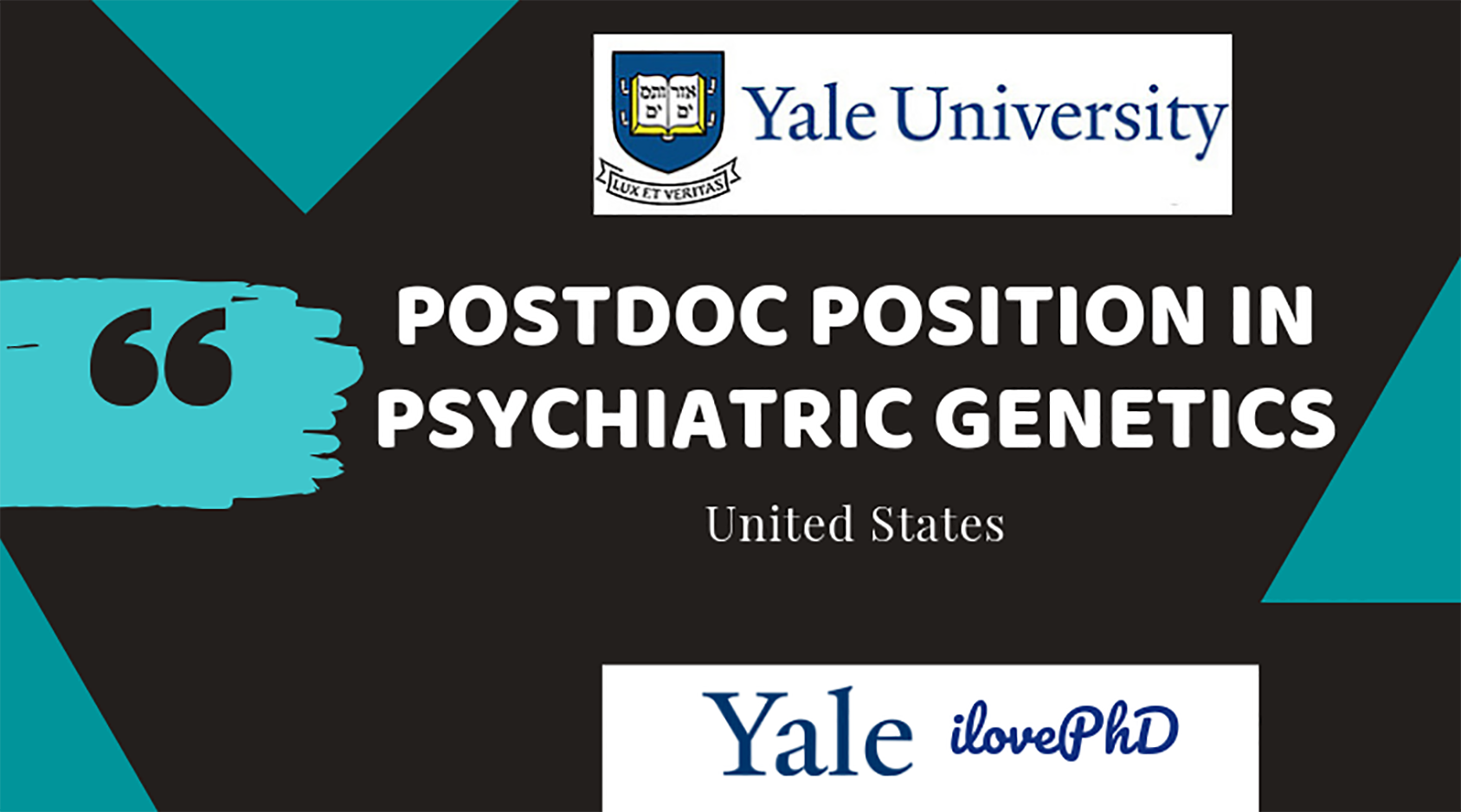 Postdoc Position in Psychiatric Genetics-Yale University-United States