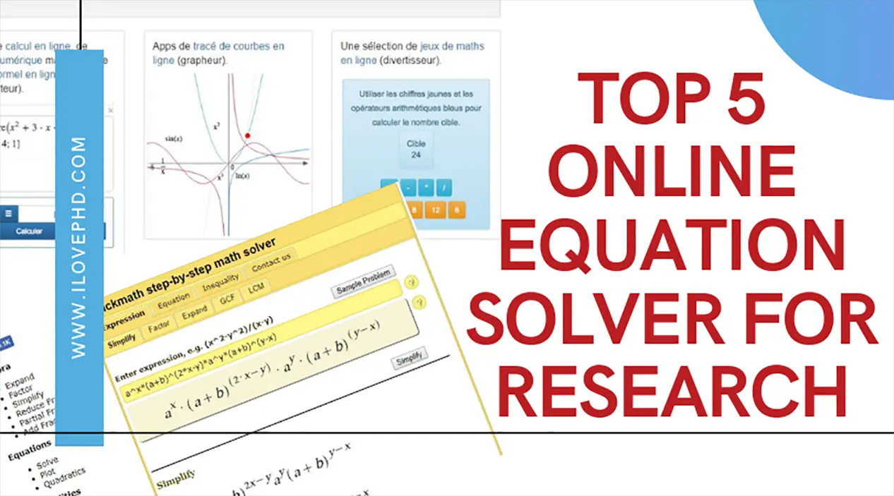 5 Free Online Equation Solvers for Research - iLovePhD