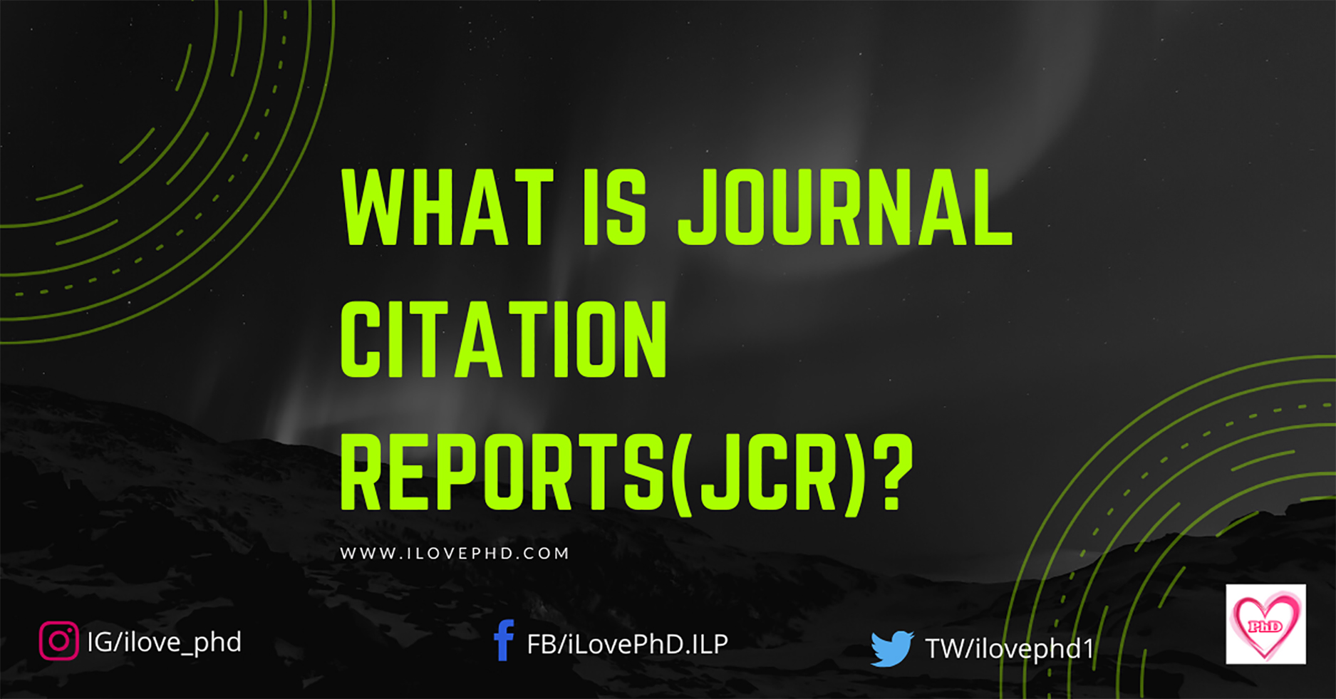 What is Journal Citation Reports(JCR)? - iLovePhD