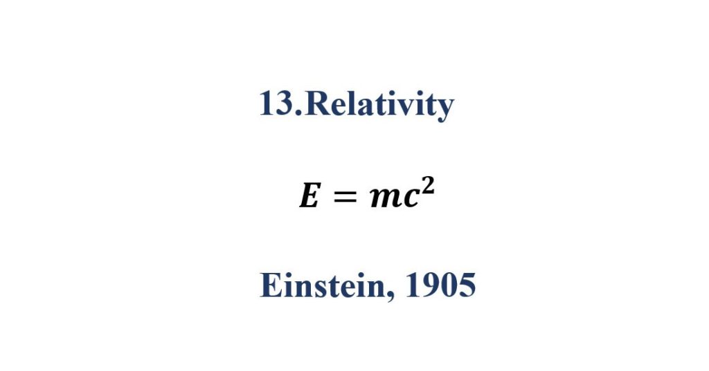 Relativity equation