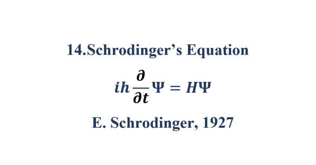 Schrodinger’s-Equation
