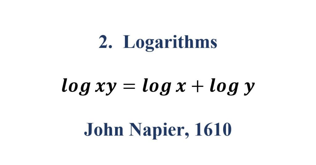Logarithms equation