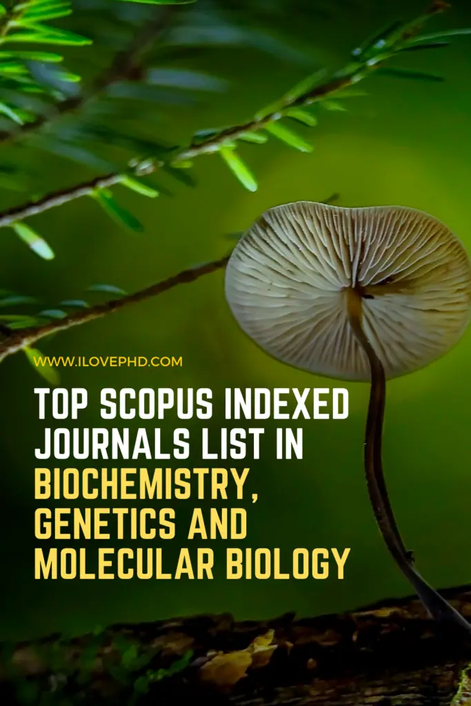 Biochemistry journals