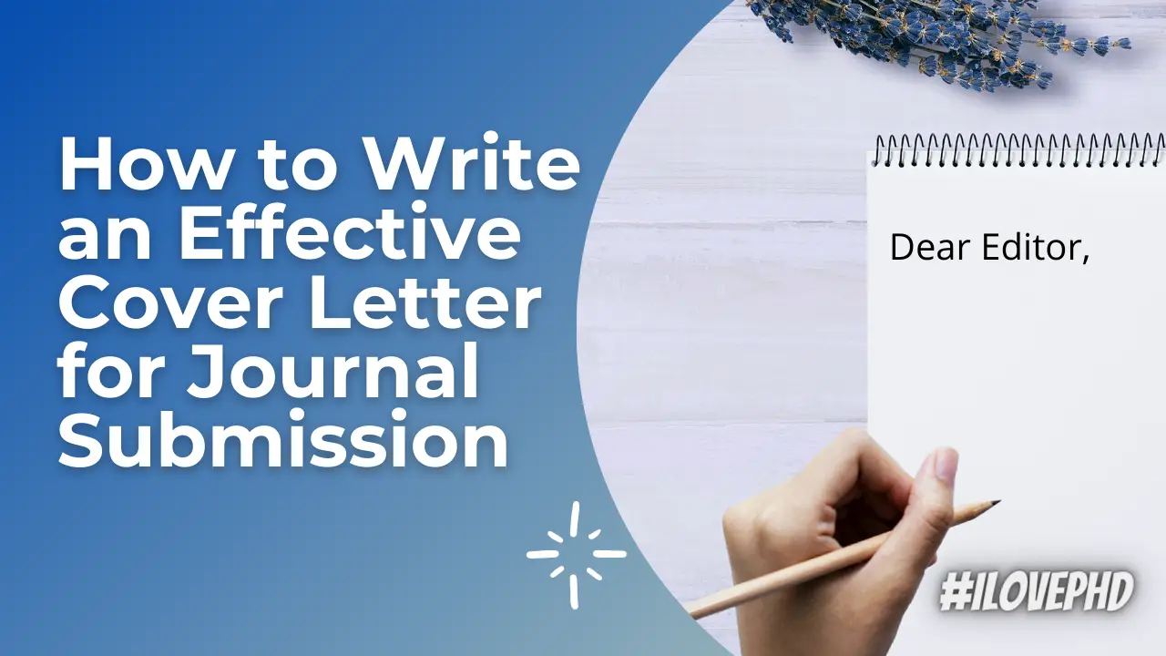 how to write cover letter for journal