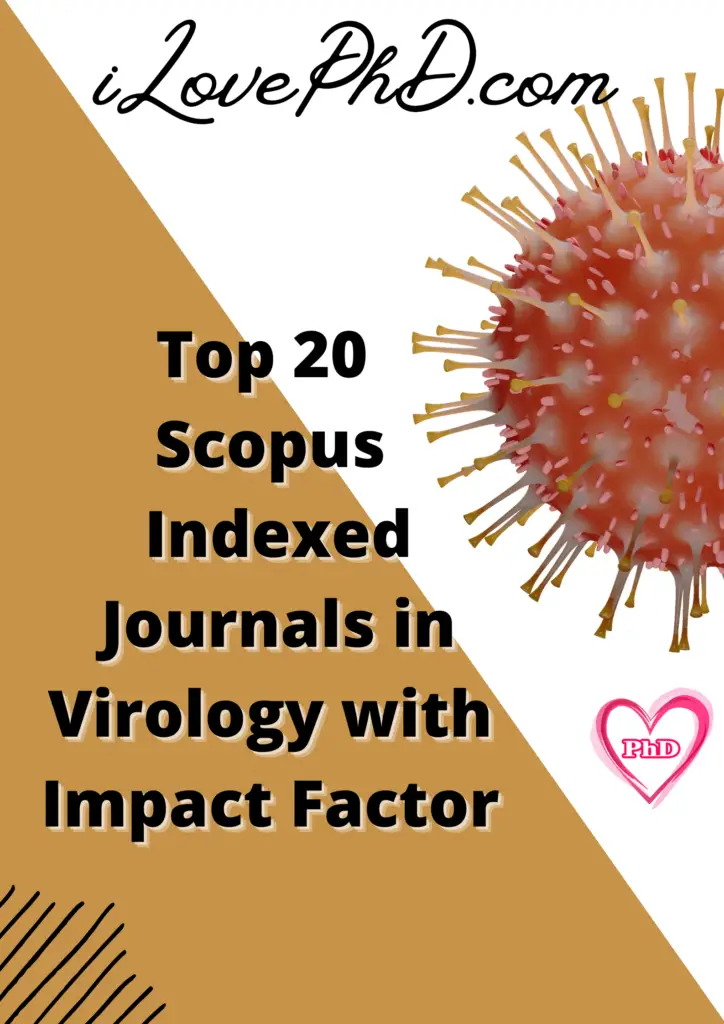 Top 20 Scopus Indexed Journals in Virology with Impact Factor