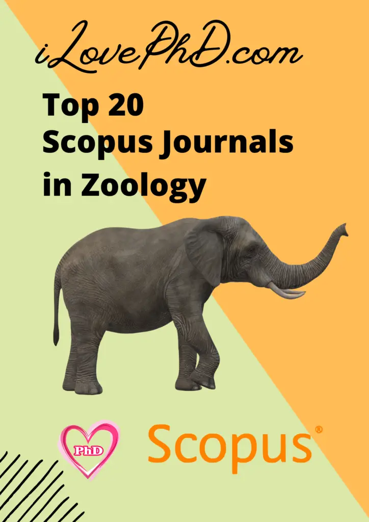 Top 20 Scopus Journals in Zoology