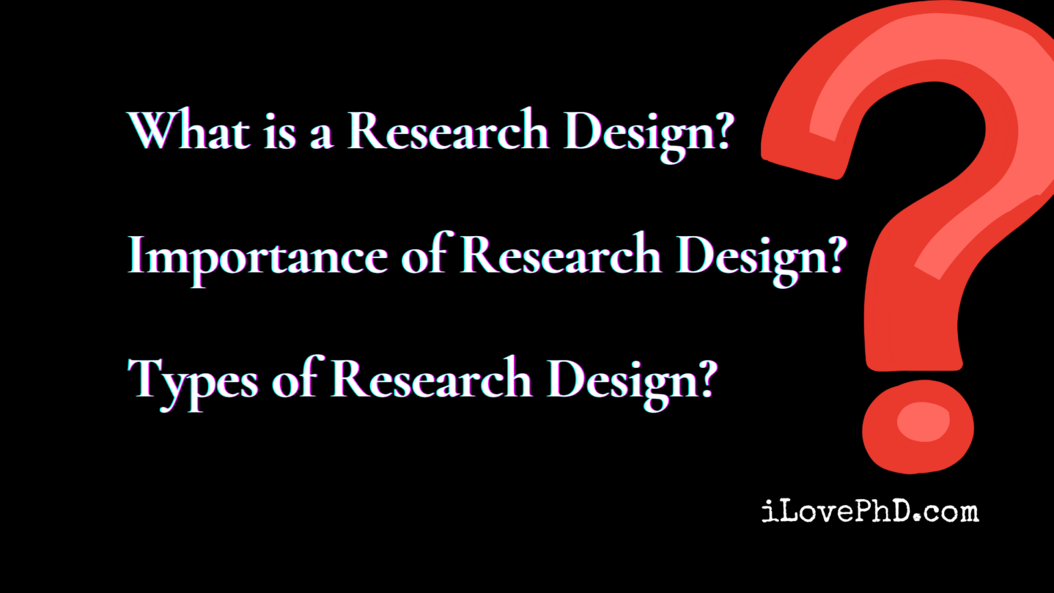 purpose of research design is