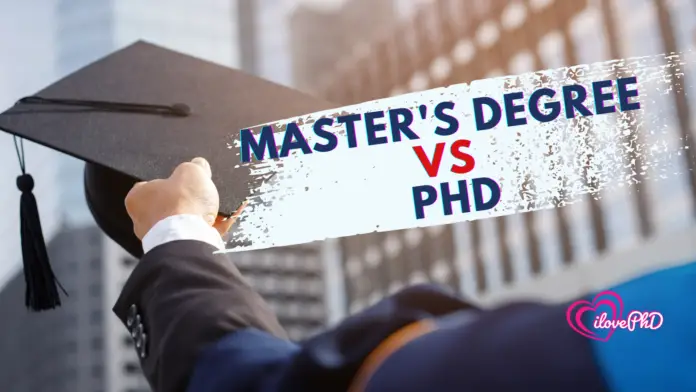 masters degree and phd