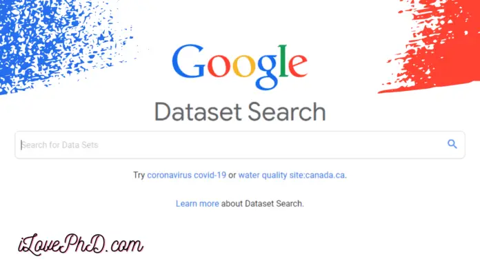 free dataset download using google