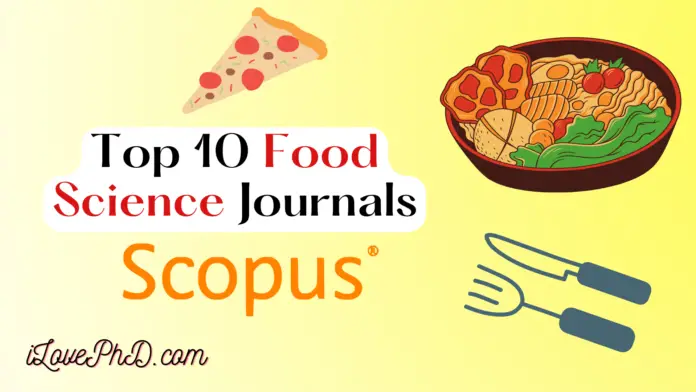 Scopus Indexed Food Science Journals