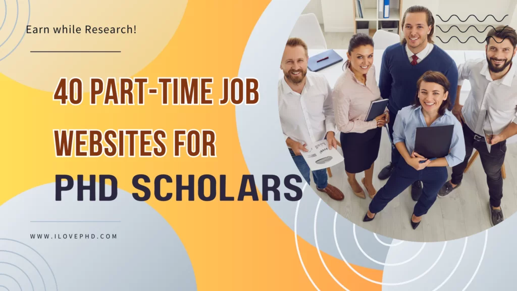 online jobs for phd scholars