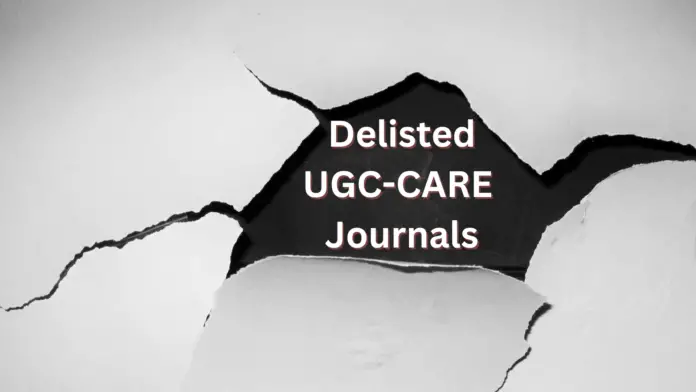 UGC CARE Delisted Journals from Group II
