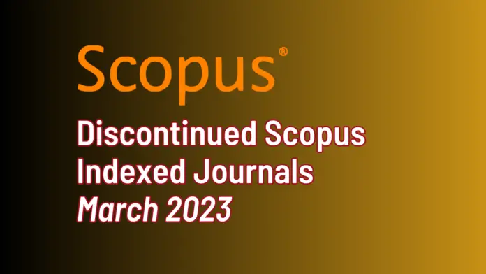 Scopus Indexed Journals