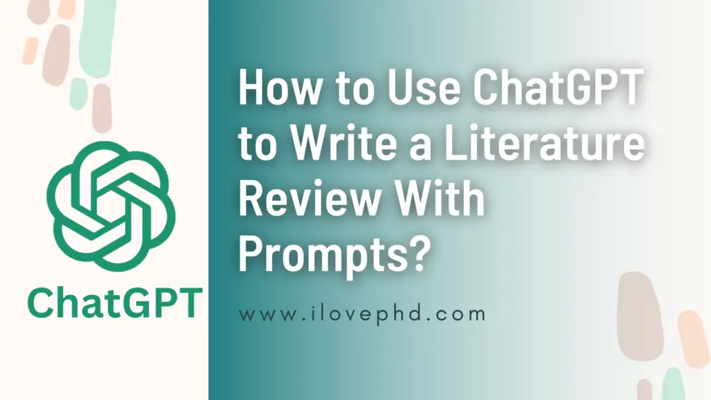 how to do literature review with chatgpt
