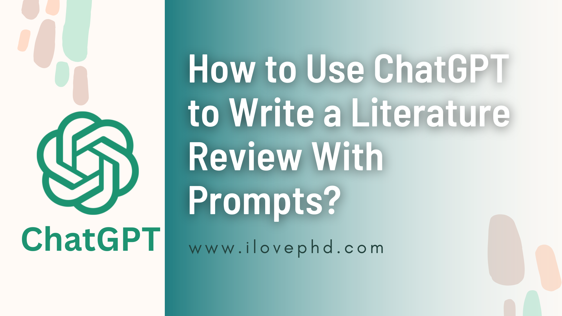 use chatgpt to write literature review