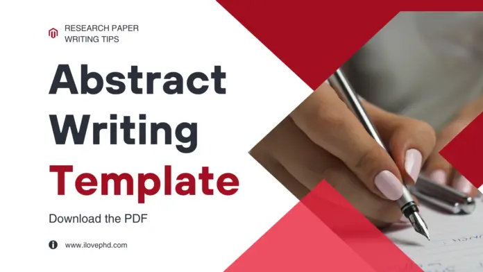 Writing an Abstract for Your Research Paper
