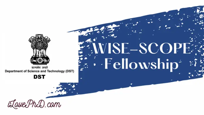 WISE-SCOPE Fellowship Empowering Women in Science for Societal Solutions
