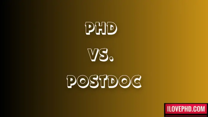 20 Differences Between a PhD and a Postdoc