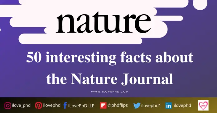 50 interesting facts about the Nature Journal