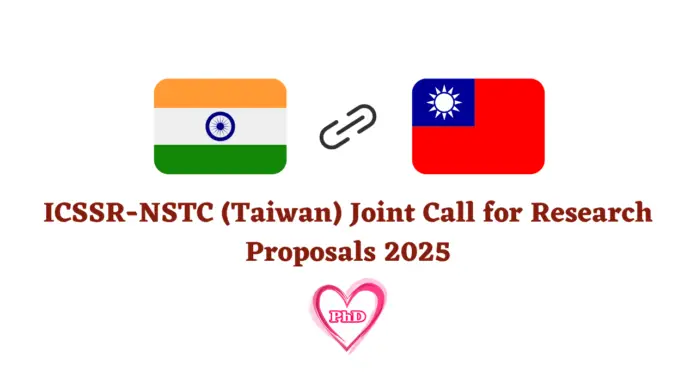 ICSSR-NSTC (Taiwan) Joint Call for Research Proposals 2025
