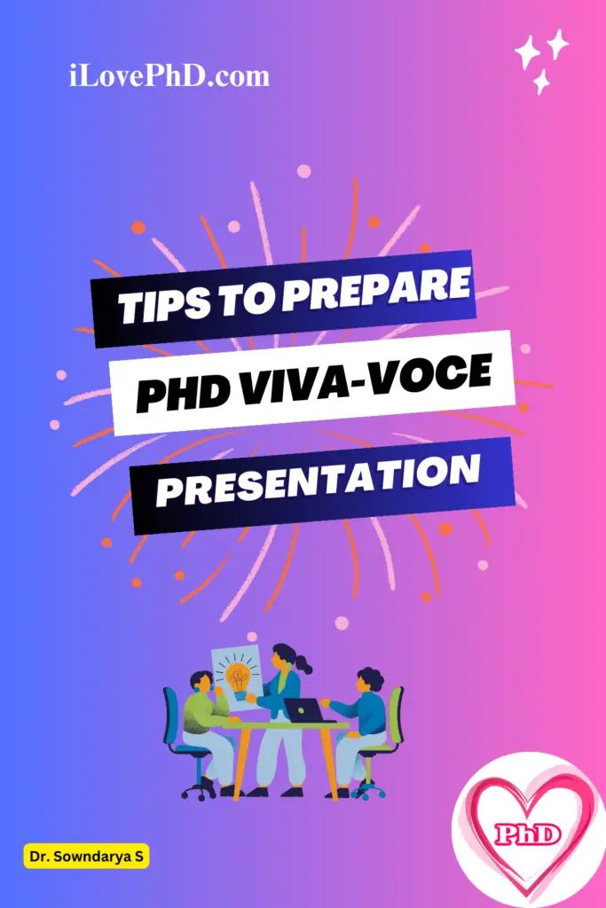 Tips to Prepare PhD Viva-Voce Presentation Slides