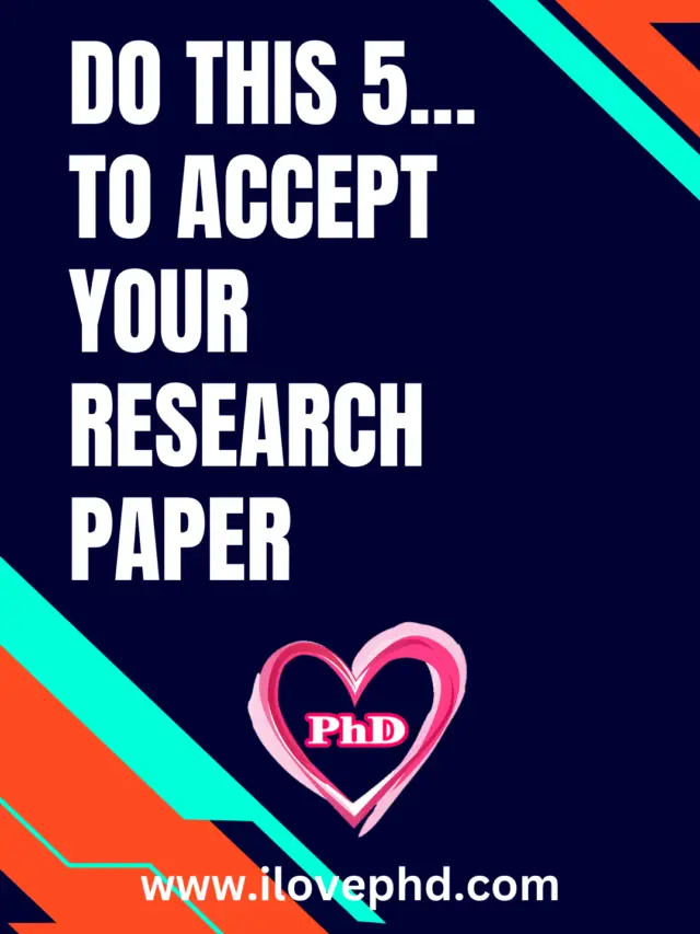 Do This… to Accept Your Paper