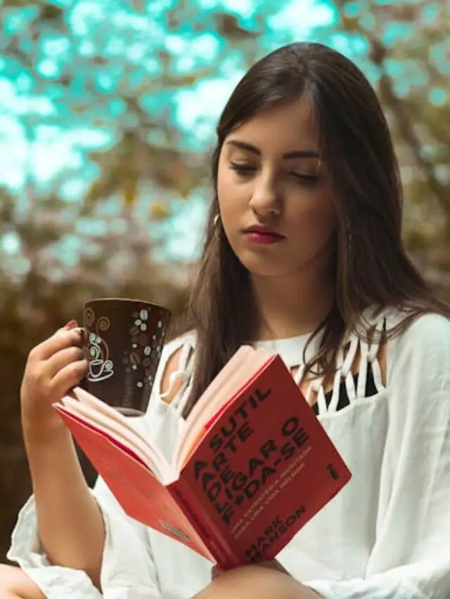 girl with book