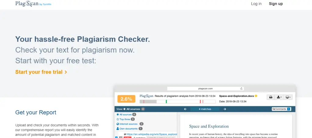 free plagiarism checker for thesis