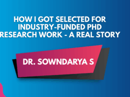 Industry-Funded PhD Research Work A Real Story by Dr Sowndarya S