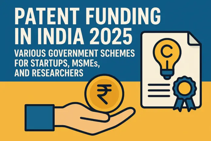 Patent Funding in India 2025 Patent Funding in India 2025